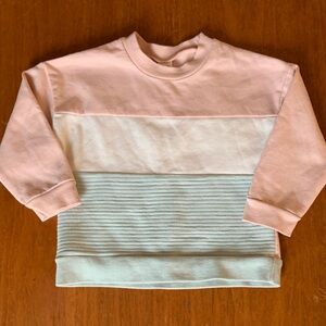 🫐3/$30 Kids Pastel Colorblock Sweatshirt size 18m
